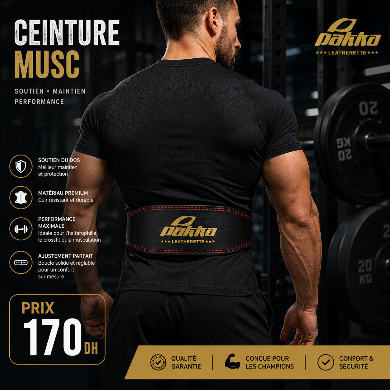 Ceinture de Musculation Premium – Soutien & Performance
