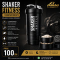 Shaker Fitness 2 Compartiments – Pratique & Performant