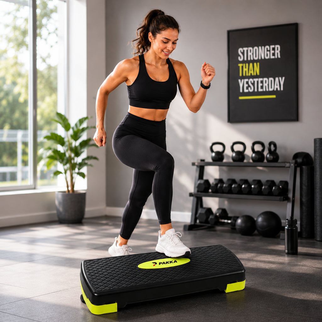 Pack Fitness Complet – Tapis + Step + Bandes de Résistance