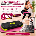 Pack Fitness Complet – Tapis + Step + Bandes de Résistance
