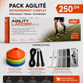 Pack Entraînement Complet - Échelle 4 mètres+ Corde + 10 Plots + 5 Bandes