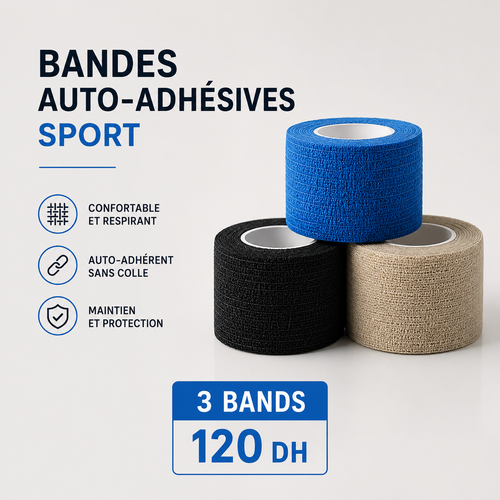 Bandes Auto-Adhésives Sport–الشريط اللاصق الذاتي