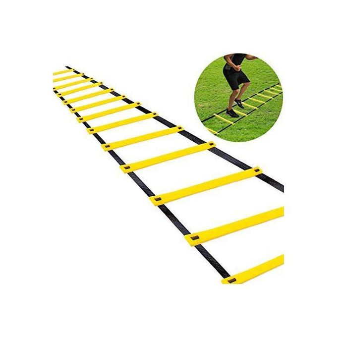 Pack Entraînement Complet - Échelle 4 mètres+ Corde + 10 Plots + 5 Bandes